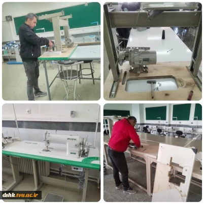 تعویض و نصب 4 میز چوبی چرخ های راسته دوز و سر دوز توسط شرکت زوجی (تهران)