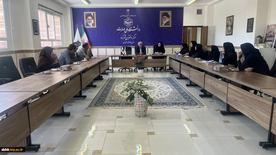 بازدید جناب آقای دکتر شایق ریاست محترم دانشگاه ملی مهارت استان از آموزشکده دختران شهرکرد